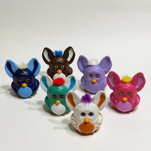 Lot of 6 Furby Burger King Toys